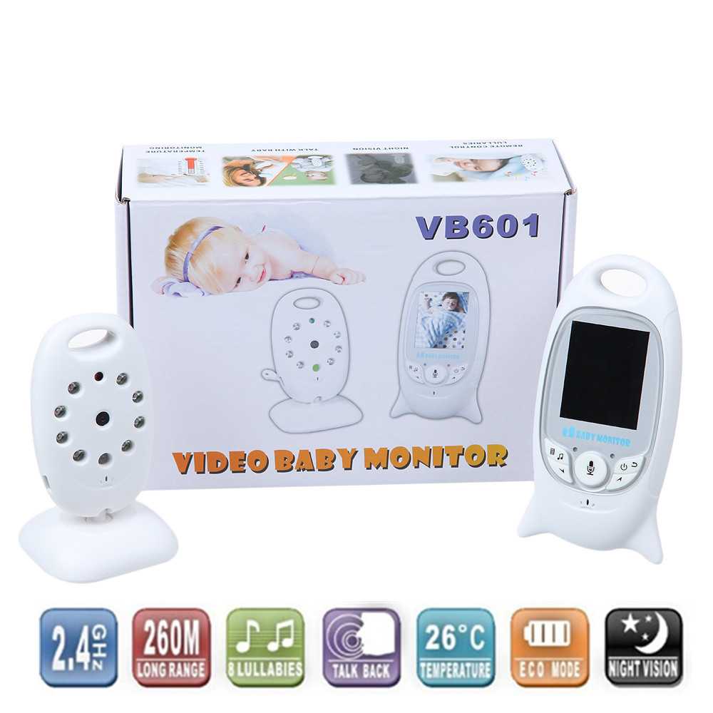 Wireless Digital Baby Career Two-way Intercom Lullaby Temperature Display Power Saving Mode