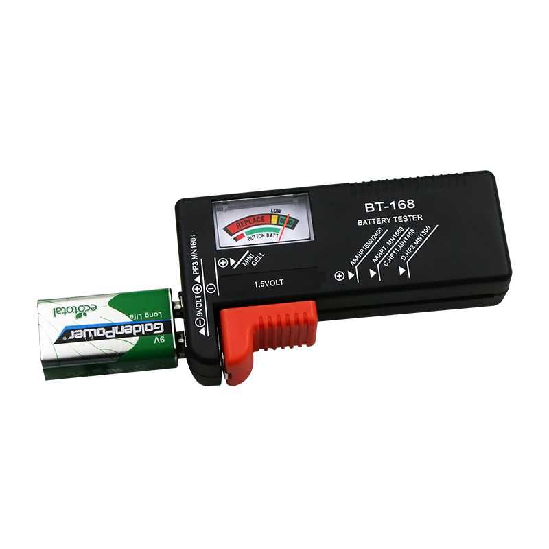 Pointer Type Digital Display Battery Tester BT-168 Battery Tester Multifunction Tester Card