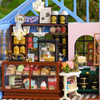 Building Model,Rose Garden,Tea House