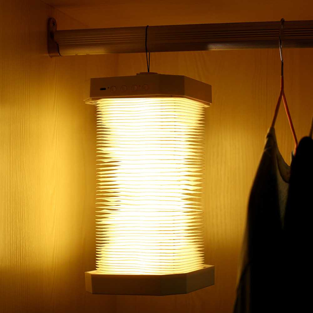 Accordion Bluetooth Speaker Book Light Multifunction Hanging Book LED Night Light Creative Gift Birthday Gift