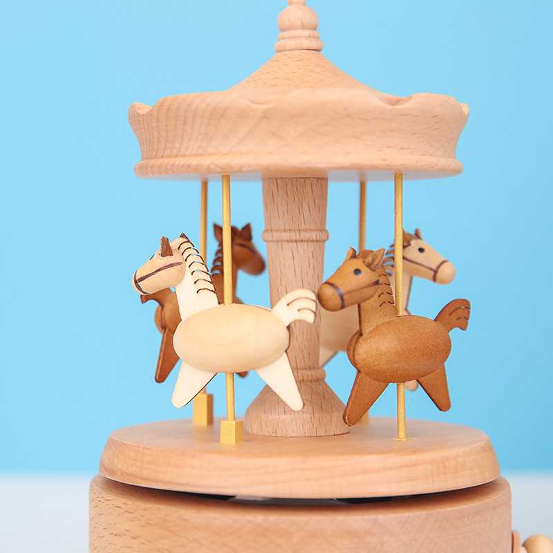 Creative Carousel Music Box Music Box Children's Toy Carousel Home Decoration Christmas Decorations