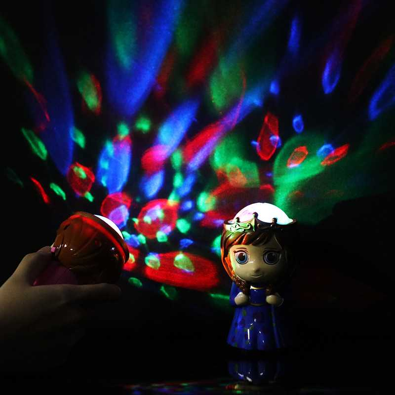 Creative Romantic Princess Projection Lamp Night Starry Projection Luminous Toy Children's Christmas Birthday Gift
