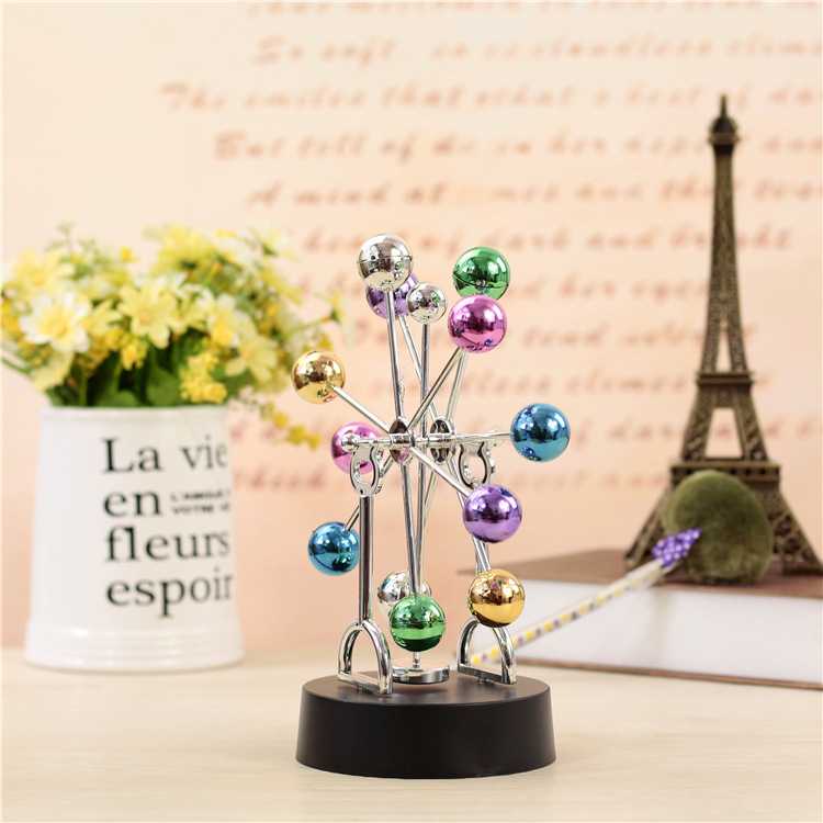 Color Motion Meter Track Permanent Motion Instrument Creative Physics Science Education Model Small Toy Electromagnetic