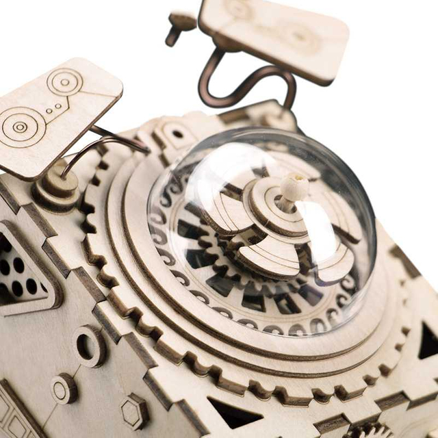 Assembling Wooden Music Box Music Box Creative DIY Handmade Toy Birthday Gift for Boys And Girls