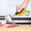 Stainless steel hammer hammer Creative Western steak hammer Pine meat hammer kitchen gadget lazy supplies