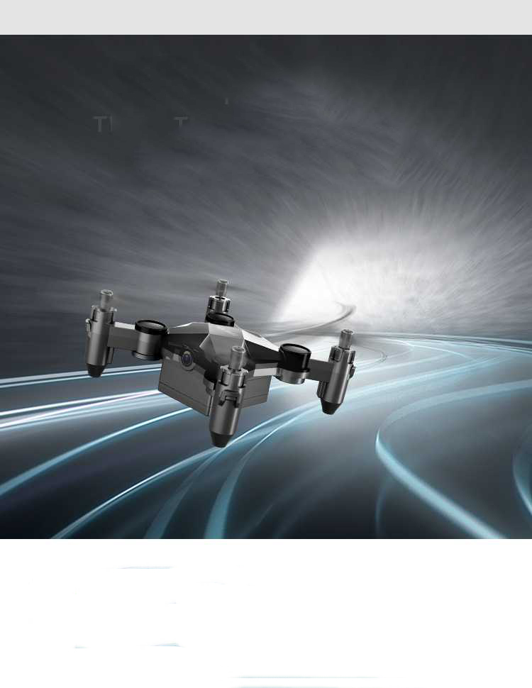 Remote Control Aircraft Mini Drone Mini Folding Four-axis Aircraft Aerial Boy Toy
