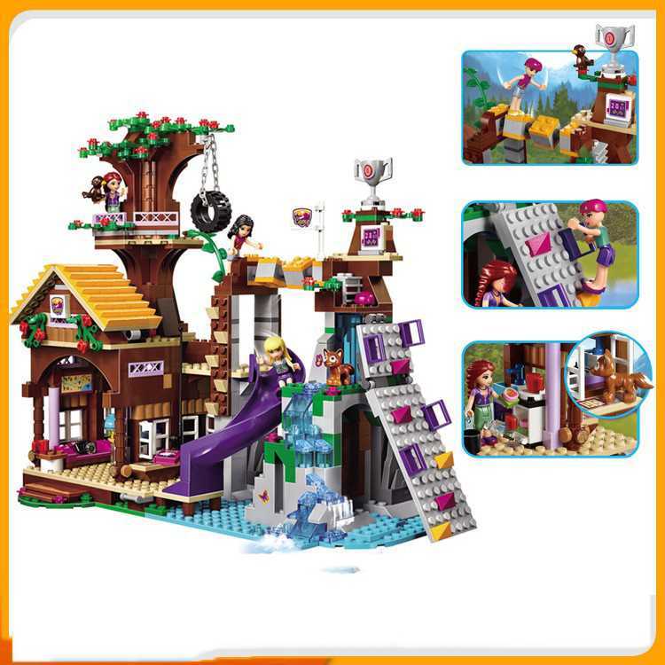 Castle Blocks,Girl Assembling Toys,Assembling Building Blocks Toys