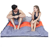 Outdoor Camping Sleeping Bag Couple Sleeping Bag Widening Thickening Warm Indoor Lunch Break Adult Double Cotton Sleeping Bag