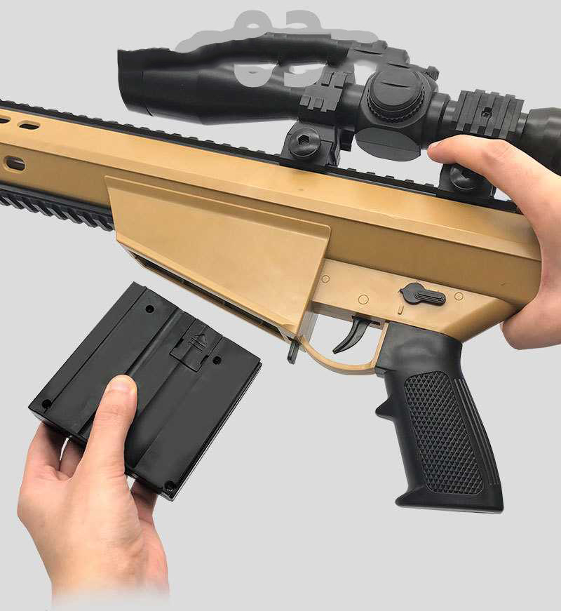 Large AWM Water Gun To Eat Chicken Crystal Bomber Barrett CS Real Human Simulation Toy Gun
