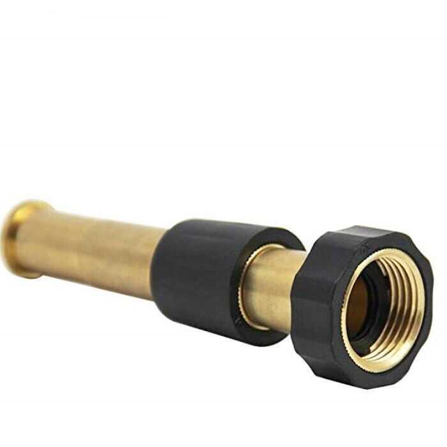 Heavy duty five inch copper gun brass adjustable hose nozzle garden watering brass spray gun