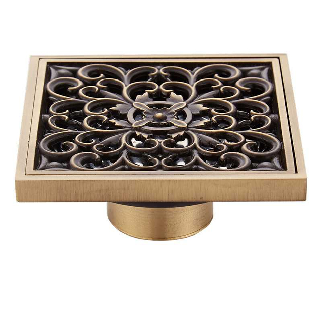 Antique Copper Floor Drain,T-type Deodorant Floor Drain,Floor Drain