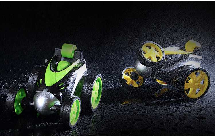 Wireless Remote Control Tumbling Stunt Car Dump Truck Boy Children's Stalls Selling Electric Toys