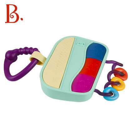 Children's radio toy bed bell car hanging soft rubber baby puzzle music toy