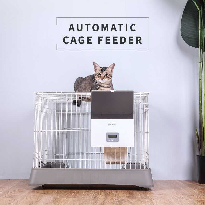 New Pet Automatic Feeder Dog Cat Feeding Machine Cage Hanging Timing Quantitative Automatic Feeding Cat Dog Food