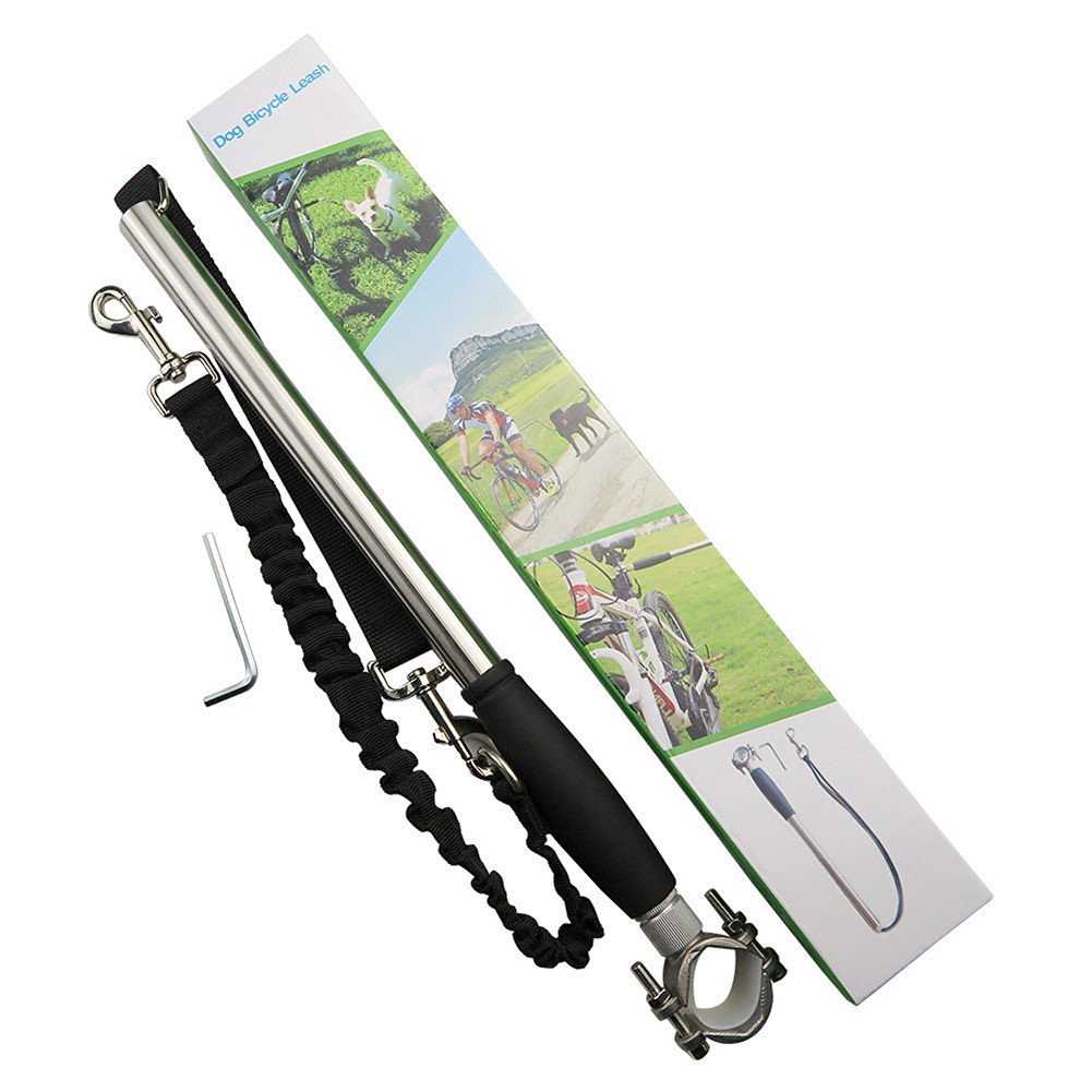 Spring Full Retractable Bicycle Hyena Rope Pet Leash Bicycle Deer Dog