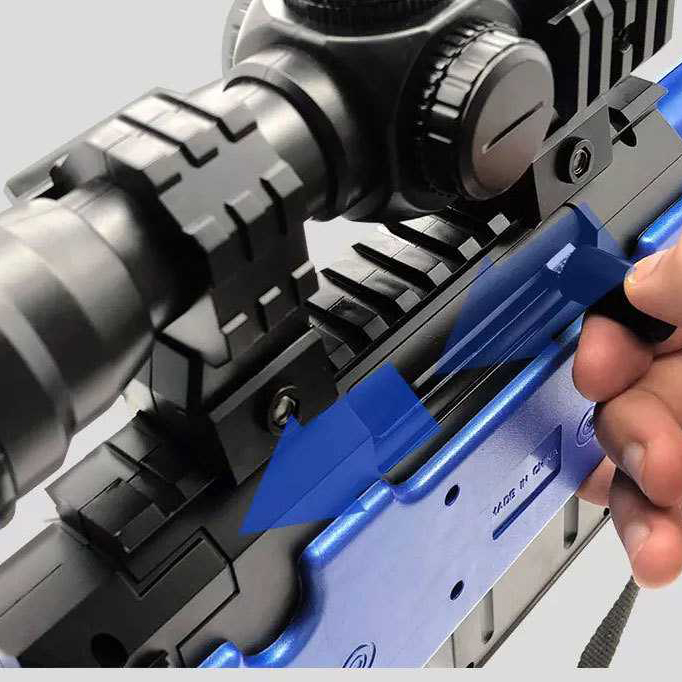 Large AWM Water Gun To Eat Chicken Crystal Bomber Barrett CS Real Human Simulation Toy Gun