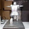 Copper Statue Pen Holder,Creative Executive Bronze Statue,Knight Statue