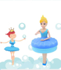 Girls' new summer water play gifts Beverly water rotation girl who will spray water ballet