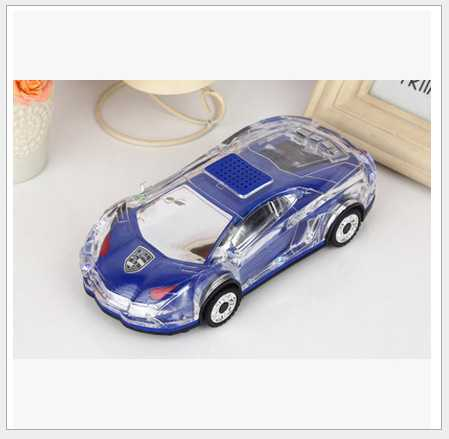 Crystal Lamborghini Car Model Bluetooth Version Card Speaker V18 Car Model Gift Audio Radio Subwoofer