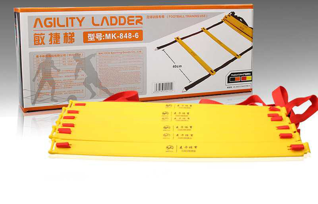 Agility Ladder Football Training Soft Rope Ladder Speed Ladder Step Ladder Energy Ladder Football Training Auxiliary Equipment Supplies