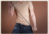 Outdoor Equipment Tactical Steel Whip Self-defense Weapon Keel Dragon Ridge Self-defense Bracelet EDC Whip Necklace Waist Chain Supplies
