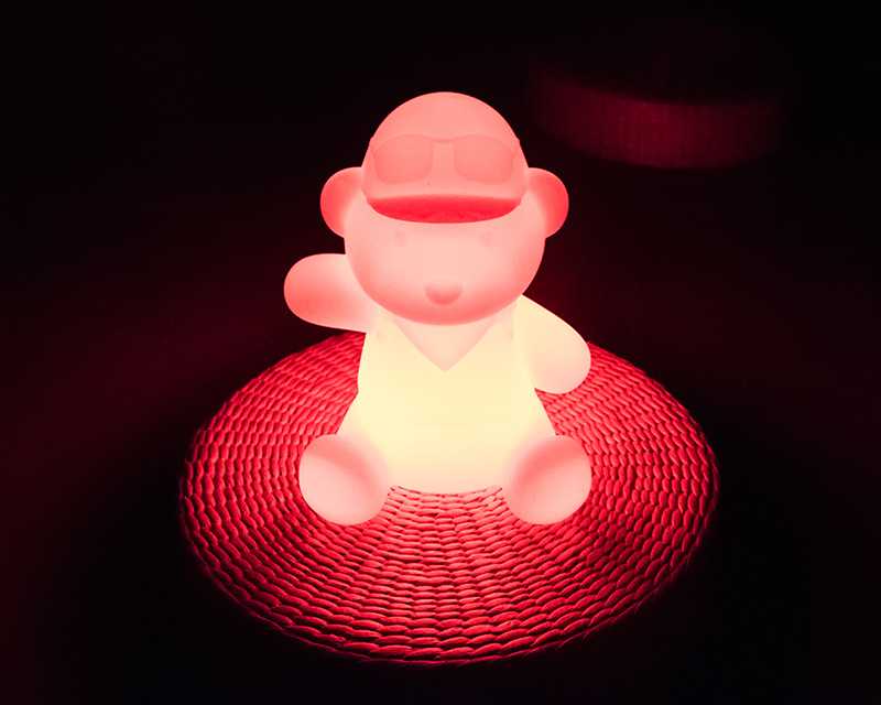 Animal Night Light,Colorful Glowing Bear Toy,LED Animal Night Light Toy