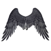 Halloween Unisex Oversized Black White Angel Wings