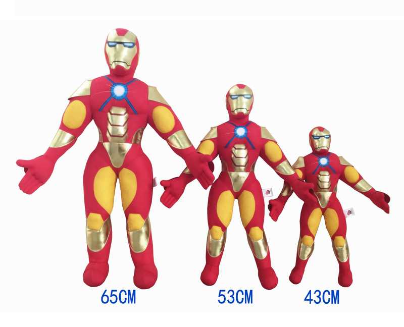 Avengers Iron Man Plush Doll Creative Gift Toy Car Doll Decoration Model