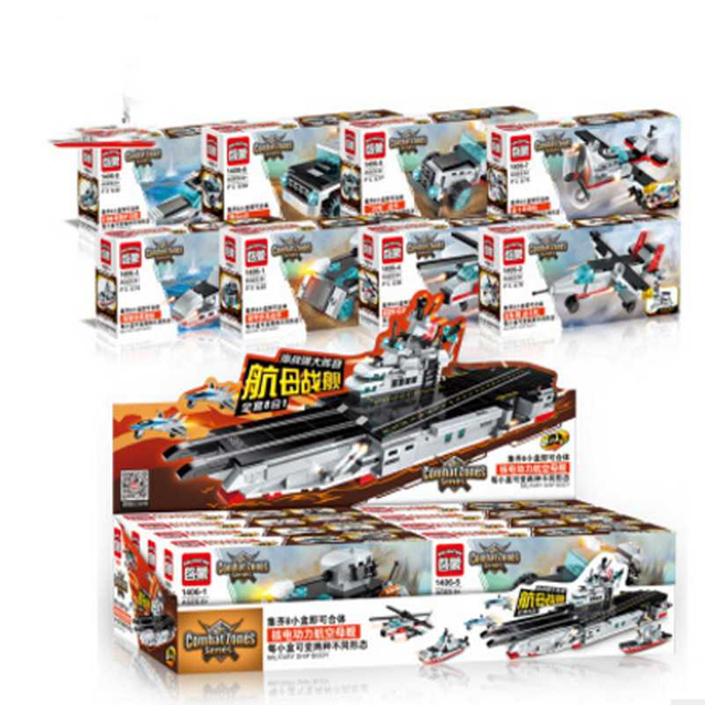 Aircraft Carrier Diy Assembly,Enlightenment Toy,Assembling Building Blocks Toys