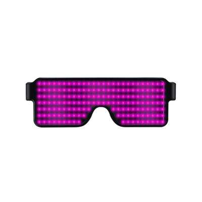 Glowing Glasses Led Holiday Blinds Glasses Flash Dynamic Map Atmosphere Cheering Props Creative Holiday Supplies