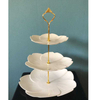 Three-tiered Birthday Party Party Afternoon Tea Dessert Tray Dessert Table Multi-layer Cake Rack Dessert Tray