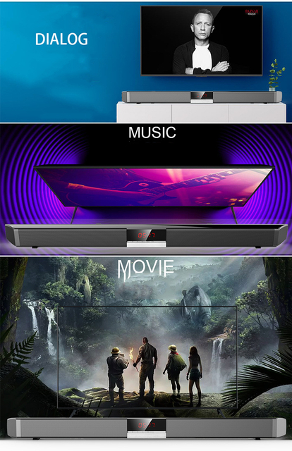 Echo Wall TV Audio Fiber Coaxial Connection Subwoofer Living Room Sound Blaster Bluetooth Connection