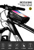 Bicycle Bag Mountain Bike Front Beam Bag Tube Waterproof Mobile Phone Bag Saddle Bag Riding Equipment