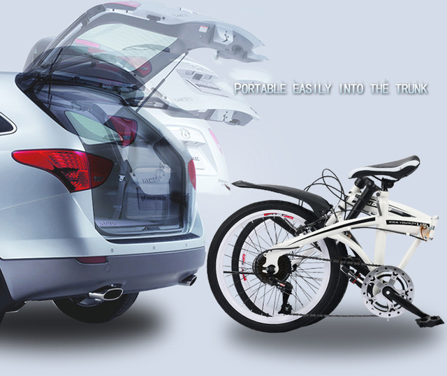Folding Car 20 Inch Folding Bike Adult Speed Car Mountain Bike Student Car Gift