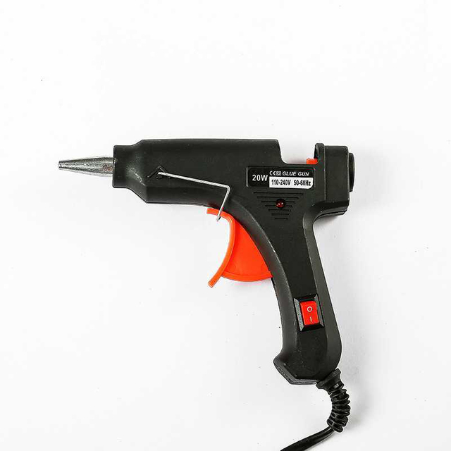 20w Glue Gun Sol Gun Hot Melt Gun Electric Gun Electric Hardware Tools Blister Packaging Black / White / Powder /