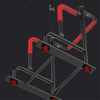 Parallel Bar Household Pull-ups Indoor Wall Parallel Bars Multi-functional Fitness Equipment Body Education Supplies