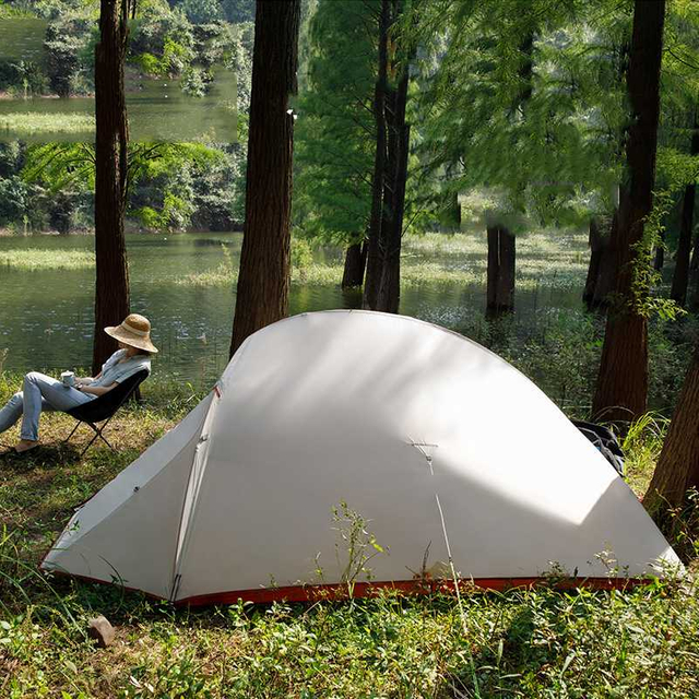 Tent Outdoor Camping Rainwater 2-3 People Camping Single Double Field Tent
