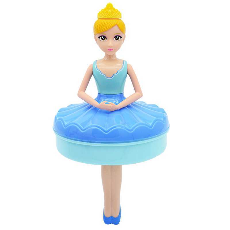 Girls' new summer water play gifts Beverly water rotation girl who will spray water ballet