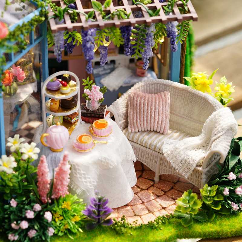 Building Model,Rose Garden,Tea House