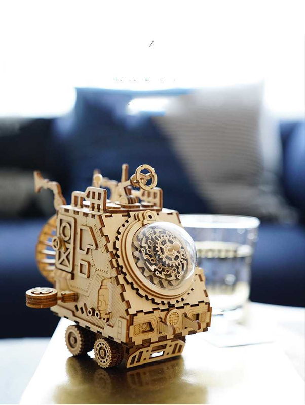 Assembling Wooden Music Box Music Box Creative DIY Handmade Toy Birthday Gift for Boys And Girls