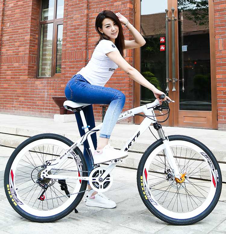 Bicycle 24/26 Inch Speed Double Disc Brakes Cycling Bicycle One Round Male And Female Students