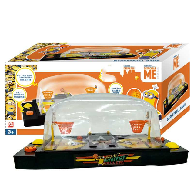 Little Yellow Man Desktop Basketball Hegemony Children's Desktop Game Machine Boy Catapult Parent-child Puzzle Interactive Educational Toys