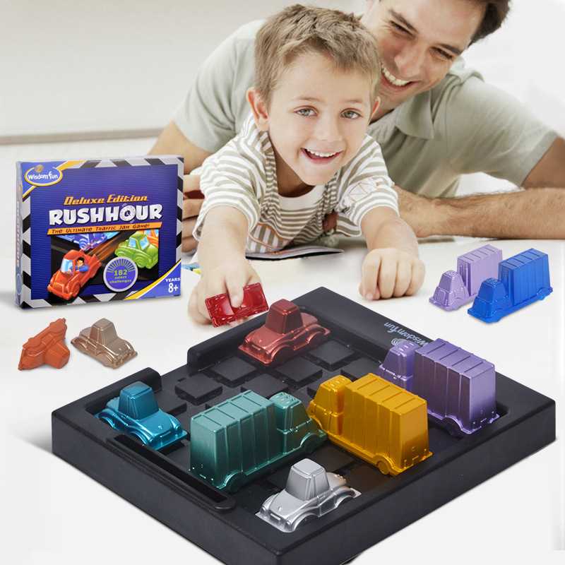 American Traffic Time Rush Hour Game Children Thinking Logic Clearance Game Puzzle Intelligence Toy Board Game