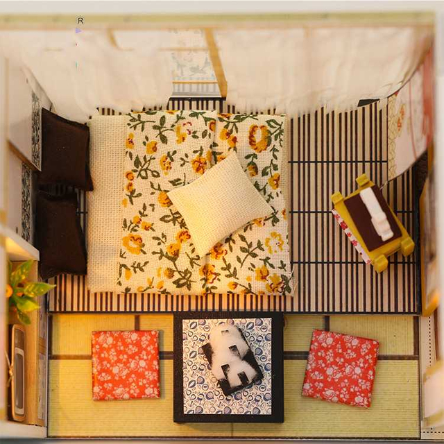 Diy mini creative toy assembling cottage factory birthday gift three-dimensional puzzle