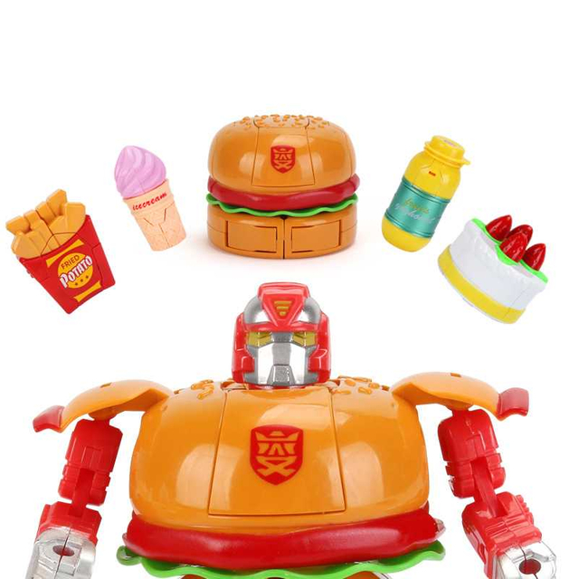 Deformation Robot,Burger Robot,French Fries Robot