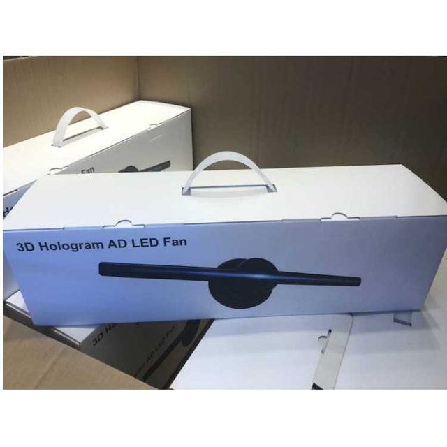 3D Effect Led Fan Holographic Projection Fan Holographic Air Dazzling Screen 3d Holographic Advertising Display Fan Advertising Machine