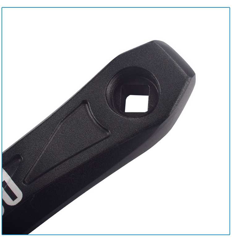 Aluminum Alloy Crank Mountain Bike Sprocket Crank Crank Left And Right 170 Square Hole Crank Set Single Plate Modification Accessories