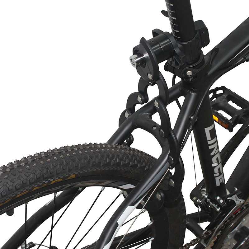 Bicycle Lock Anti-theft Chain Burger Lock Mountain Bike Bicycle Accessories Electric Car Fixed Folding Lock Accessories And Equipment