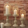 Spot Wrought Iron European Wedding Candlestick Party Party Romantic Arrangement Supplies Western Restaurant Bird Cage Candlestick Decoration