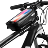 Bicycle Bag Mountain Bike Front Beam Bag Tube Waterproof Mobile Phone Bag Saddle Bag Riding Equipment